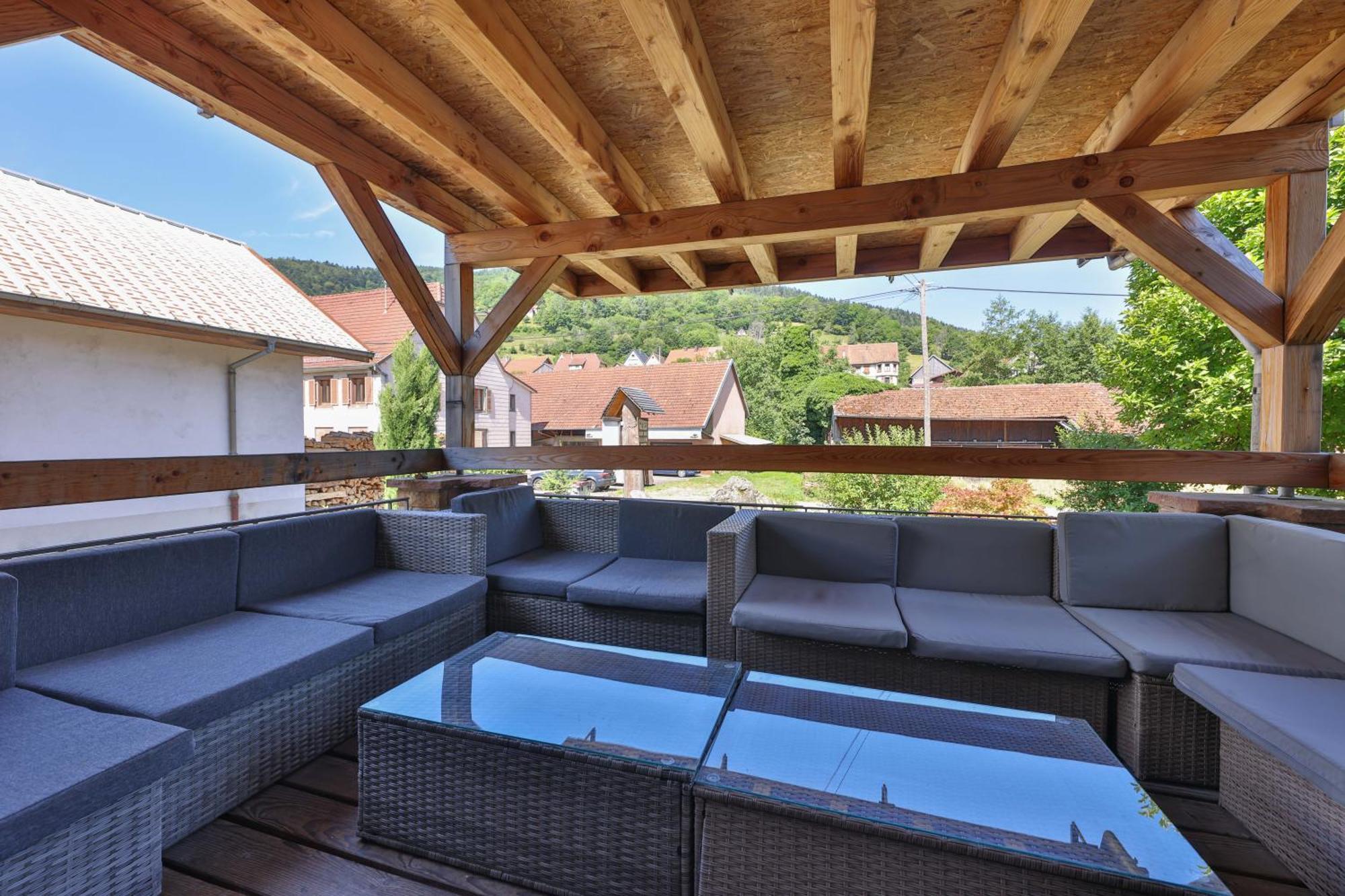 Locations Des 3 Sommets Avec Sauna Et Spa En Alsace Sondernach Экстерьер фото